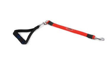 Ez Step Stretch Leash Large - black